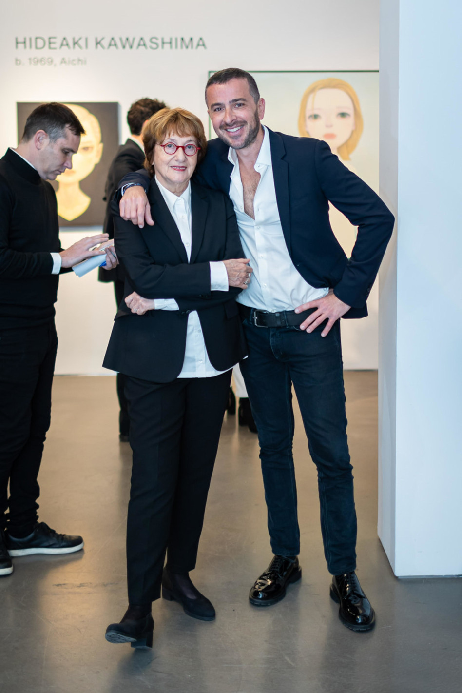 סטיב נסימה וסוזן לנדאו (צילום: אסקף)