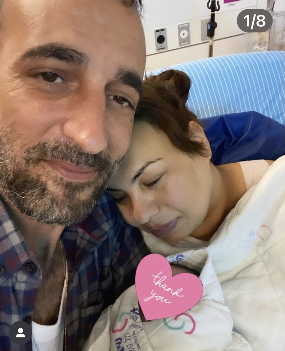 אמירה בוזגלו, משה בן שימול  (צילום: צילום מסך אינסטגרם)