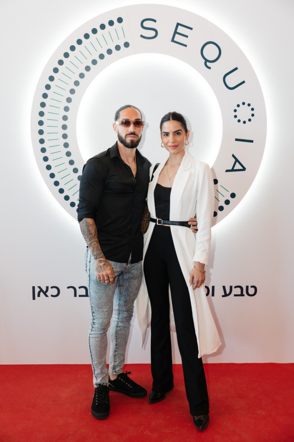 לונא מנסור והארוס (צילום: דנה תמרי)