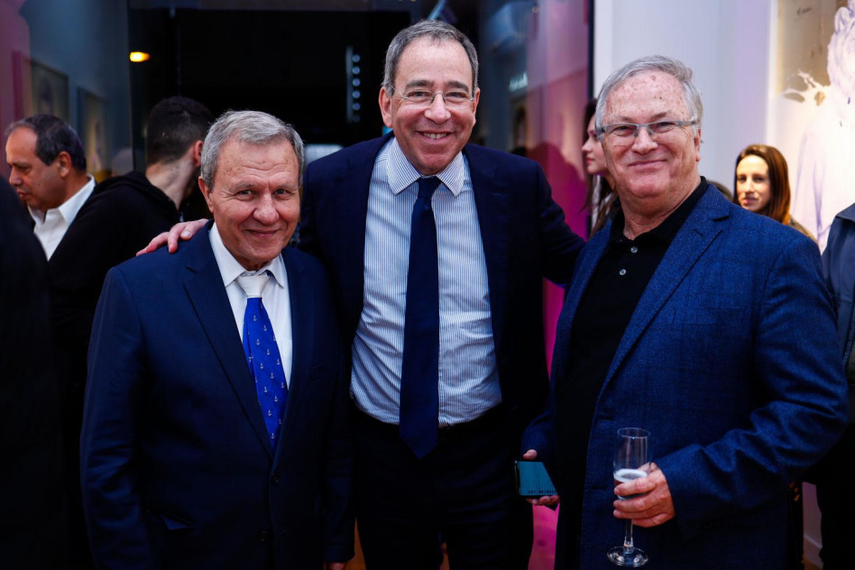 דודי ויסמן, תומאס ניידס ומאיר שטרית (צילום: דרור סיתהכל)