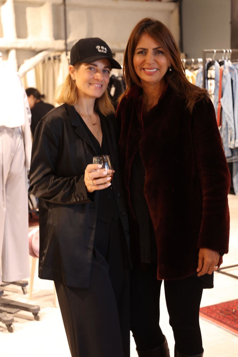 עינת שרוף ושרון טל (צילום: מלכה ניהום)