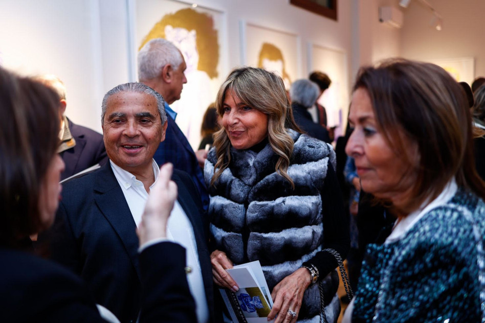 אוולין ופייר בסנינו (צילום: דרור סיתהכל)