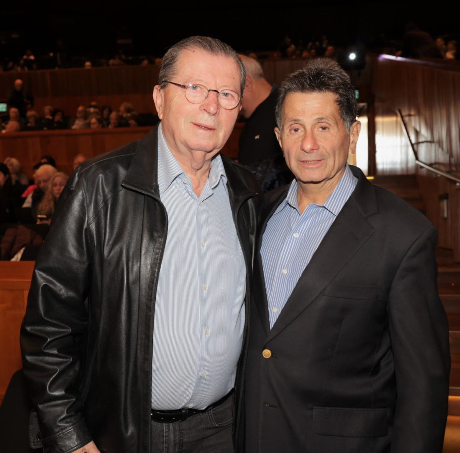 אבי אנג'ל ושלום זינגר (צילום: רפי דלויה)