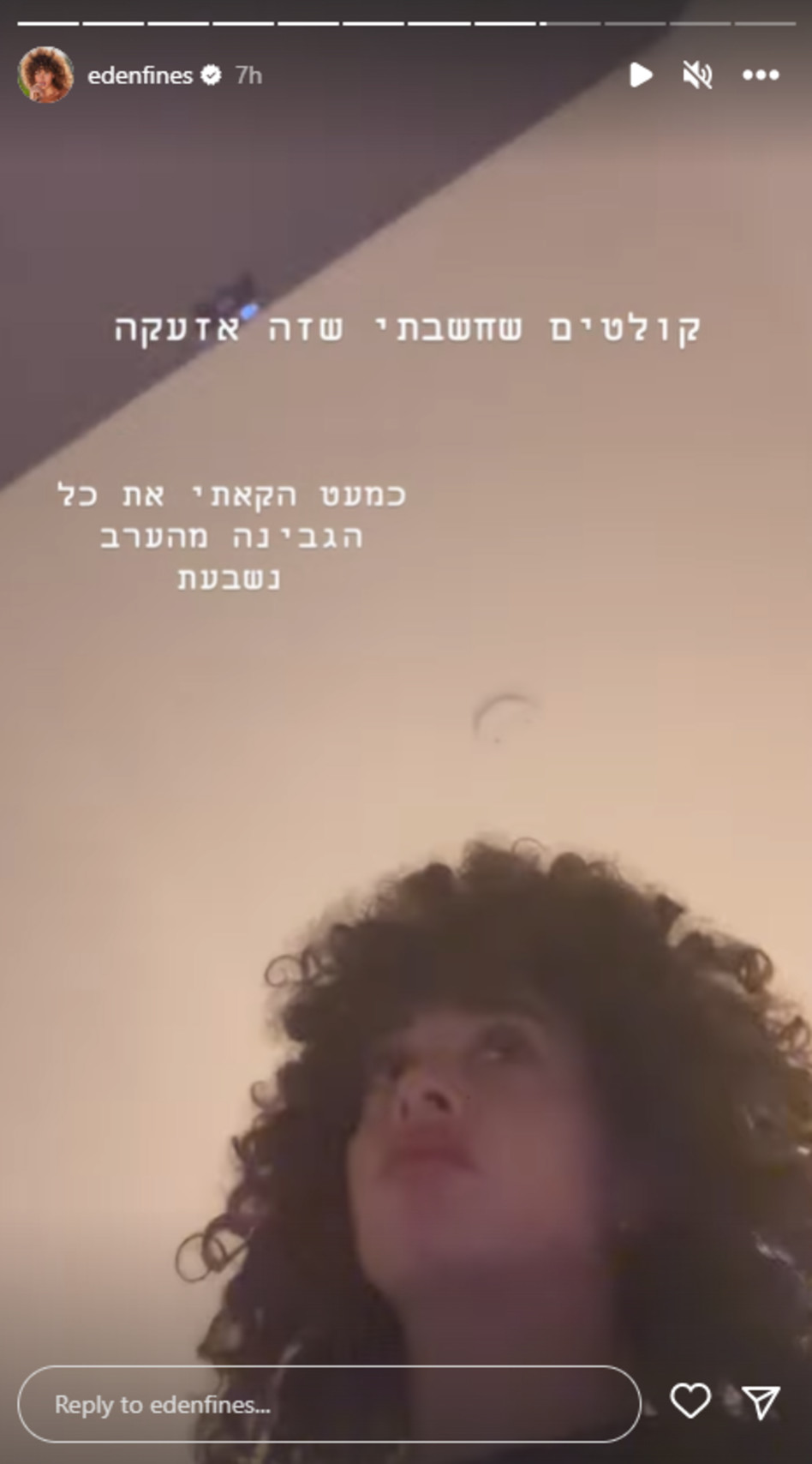 עדן פינס (צילום: צילום מסך אינסטגרם)