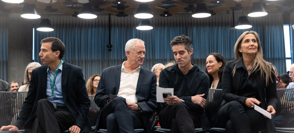 רווי רז, בני גנץ, ניר זוהר וחנן פרידמן (צילום: יובל אטיאס)