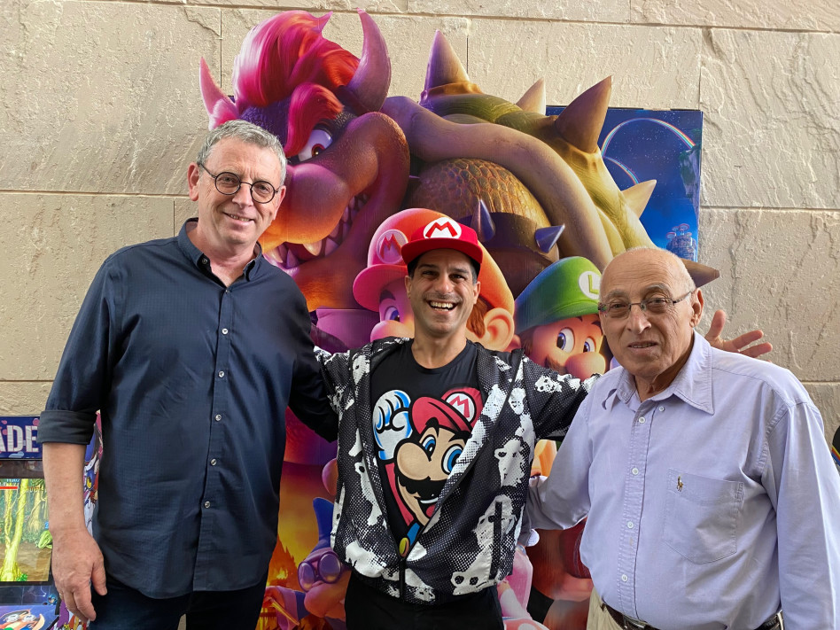 מוטי ששון, עידו מוסרי ודני וייס (צילום: באדיבות המדיטק)