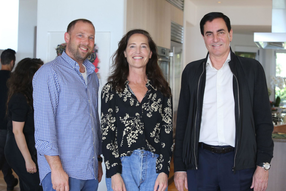 חיים הורביץ, עירית שטראוס וחזקי פורטוביץ  (צילום: טל קצורין)