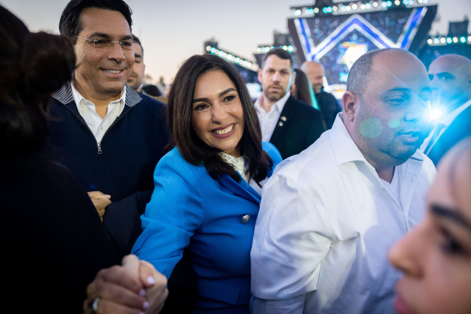 מירי רגב בטקס הדלקת המשואות (צילום: יונתן זינדל, פלאש 90)