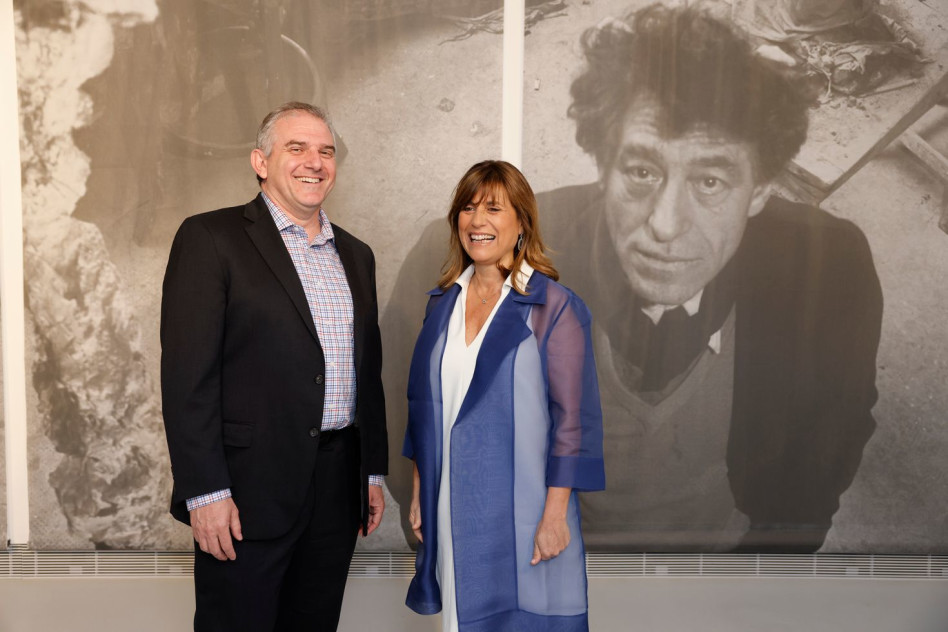 טניה כהן-עוזיאלי ויוסף (ג'וזף) וולף (צילום: גיא יחיאלי)