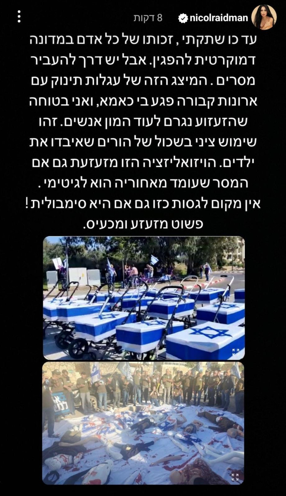 ניקול ראידמן (צילום: צילום מסך אינסטגרם)