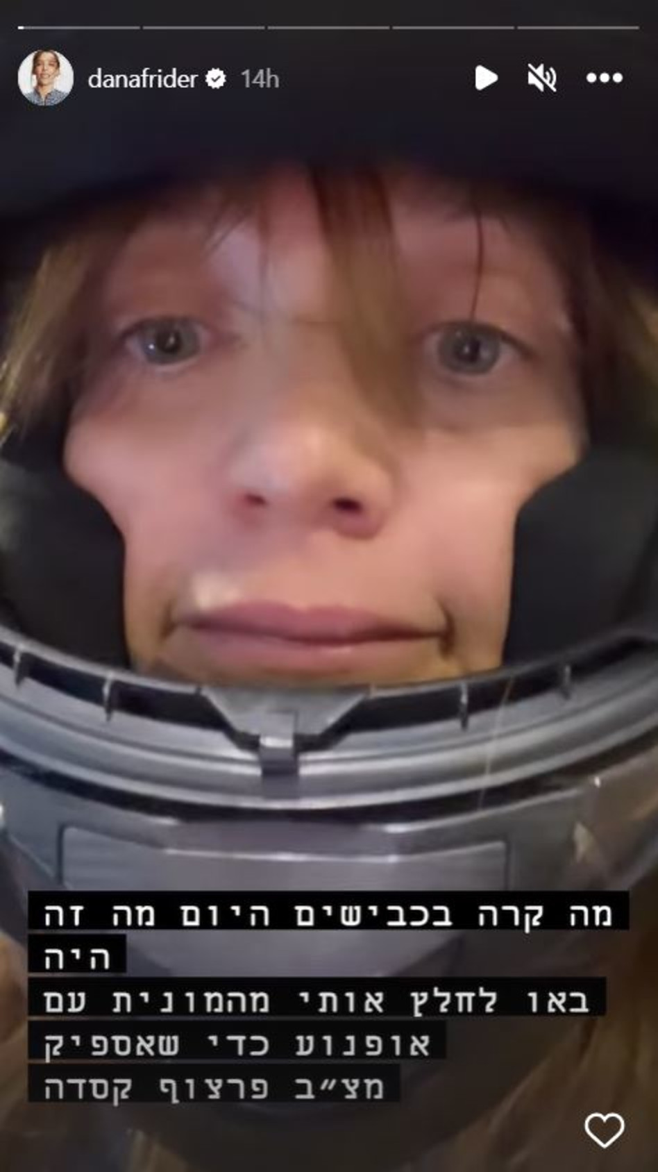 דנה פרידר (צילום: צילום מסך אינסטגרם)