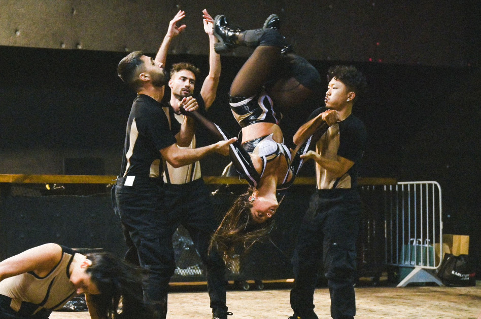 נועה קירל בחזרות לאירווזיון (צילום: ערן לוי, כאן תאגיד השידור הישראלי)