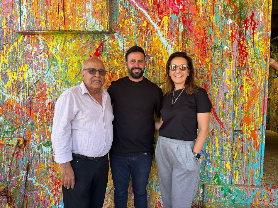 תמי מרקוביץ', סאם חלבי ורפיק חלבי (צילום: באדיבות נירלט)