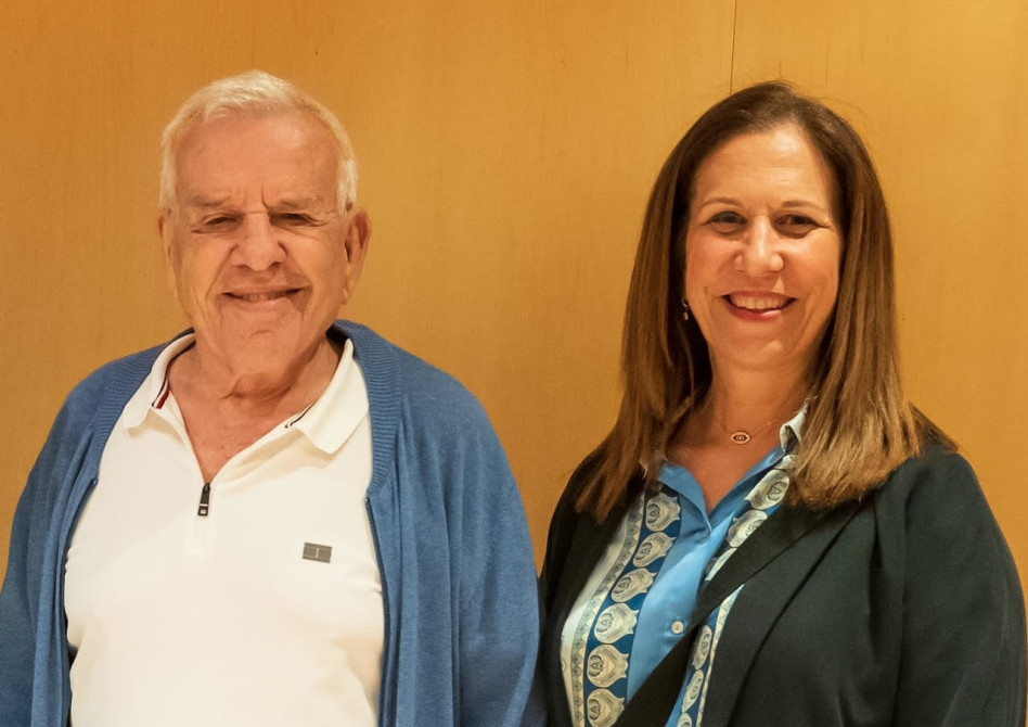 סיגל בר-און ואלי פישר  (צילום: יואל לוי)