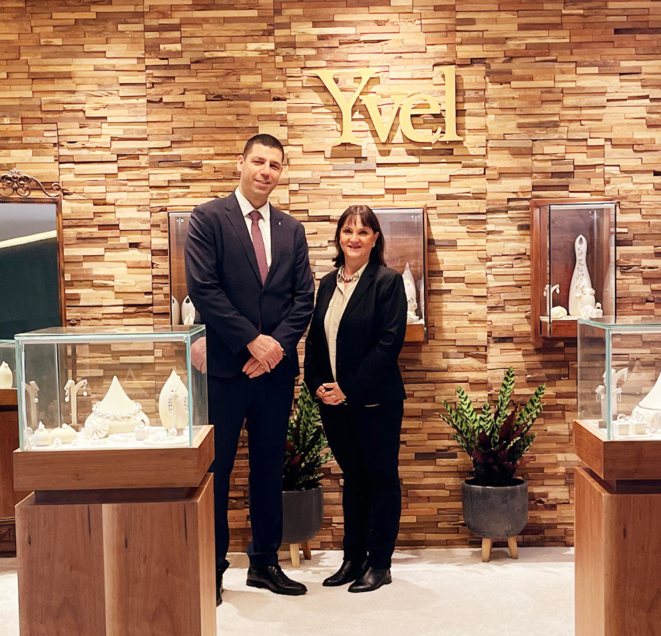  אורנה לוי ובועז אלעני (צילום: YVEL)