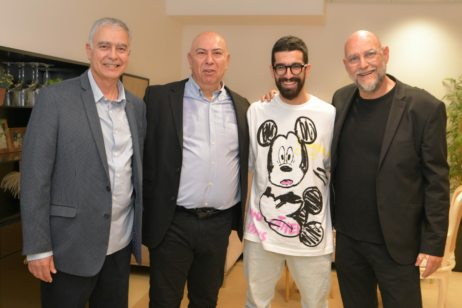 צביקה הדר, חנן בן ארי, ראם מגן ואריה בכר (צילום: יוסי מסה)