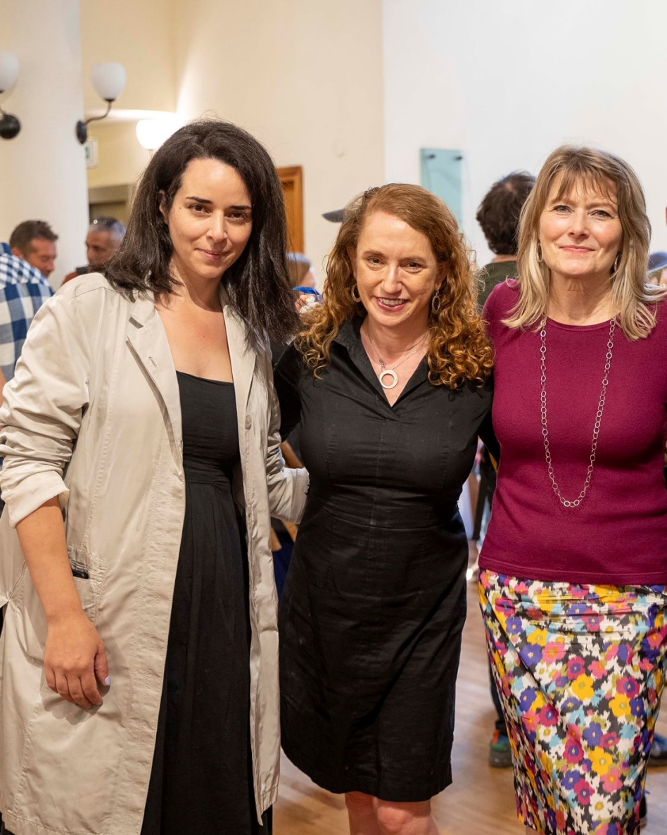  ג׳ניפר איגן, סוזן נוסל וג'וליה פרמנטו-צייזלר (צילום: חן וגשל)