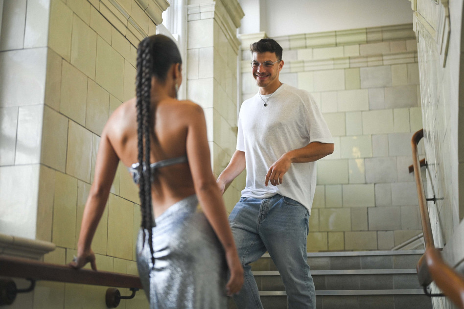 תומר הכהן, נועה קירל (צילום: ערן לוי, באדיבות כאן, תאגיד השידור הישראלי)