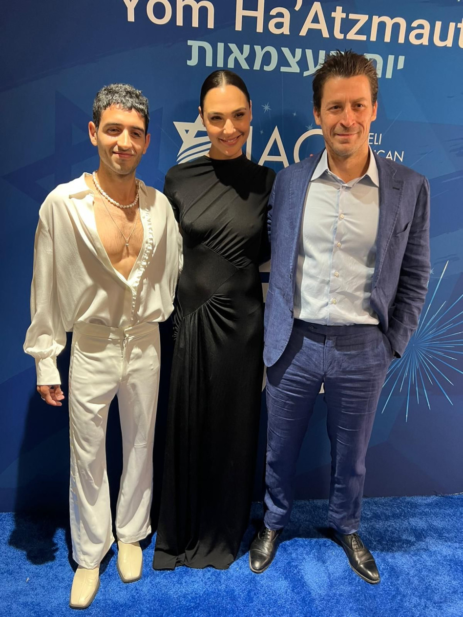 דובי פרנסס, גל גדות ותמיר גרינברג (צילום: @jlproeventspro)