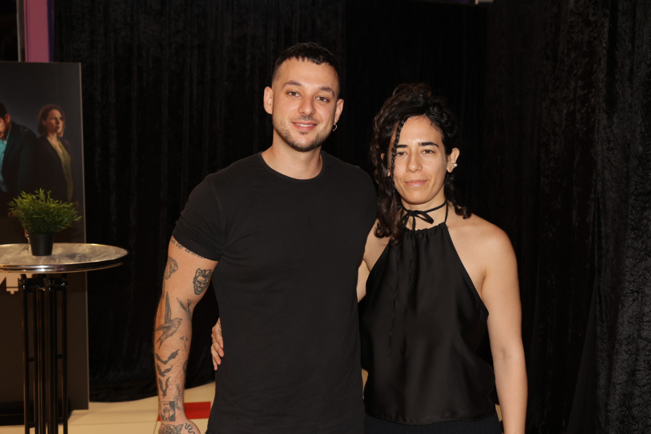 ישראל אוגלבו ובת הזוג (צילום: רפי דלויה)