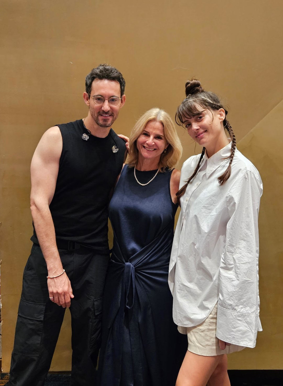 נגה ארז, טלי קידר ועברי לידר (צילום: באדיבות מלונות דן)