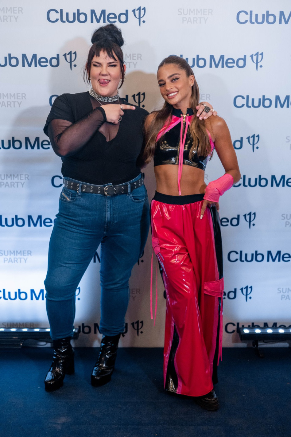 מהבמה הגדולה בעולם להשקה במרכז תל אביב. נועה קירל ונטע ברזילי (צילום: Marvin Photography )