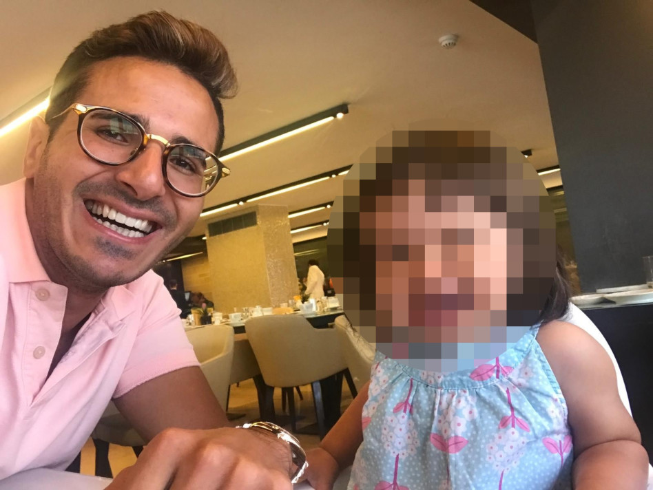 סיימון לבייב ובתו שרה (צילום: פרטי)