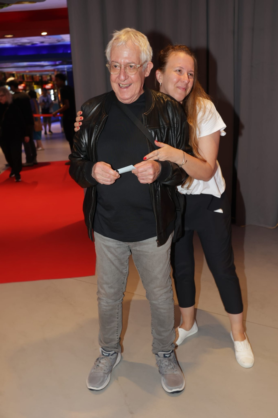 גידי גוב ובתו (צילום: רפי דלויה)