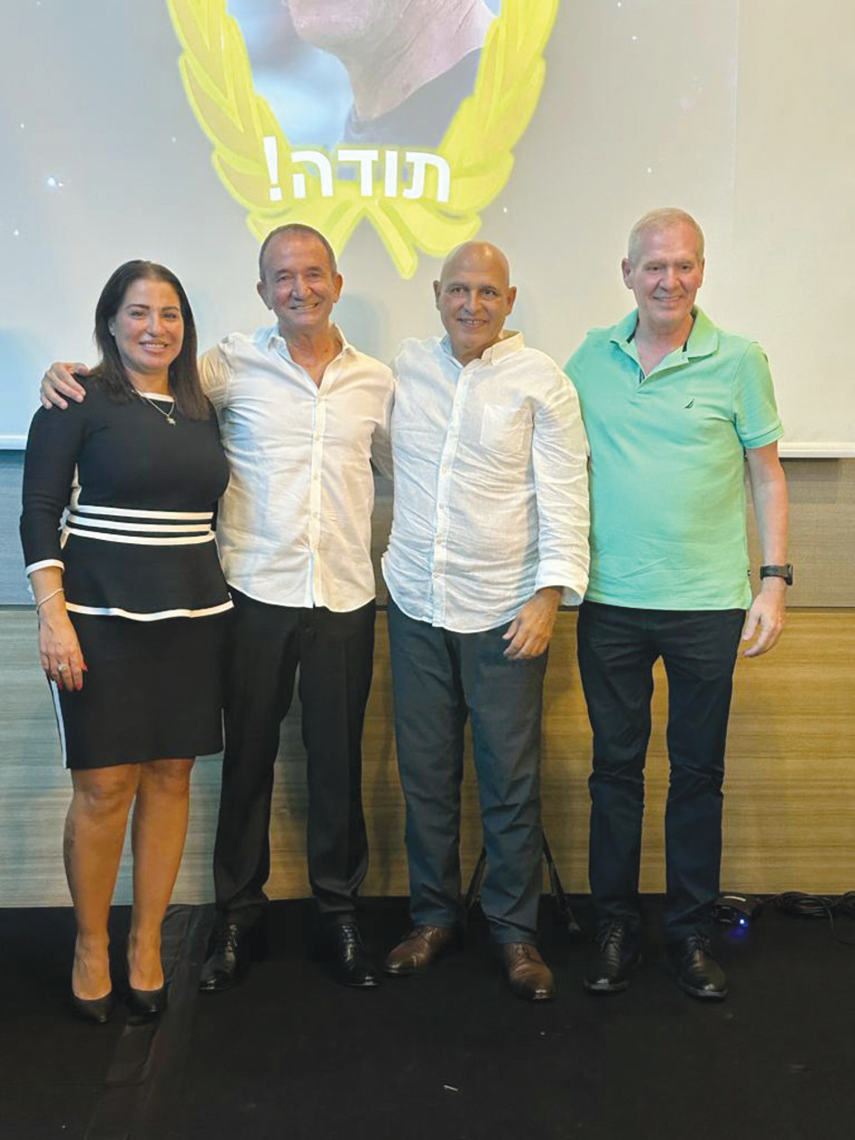 שמעון לוי, דוד פתאל, יעקב סודרי, אביה מגן (צילום: באדיבות רשת מלונות פתאל,באדיבות פתאל טרמינל)