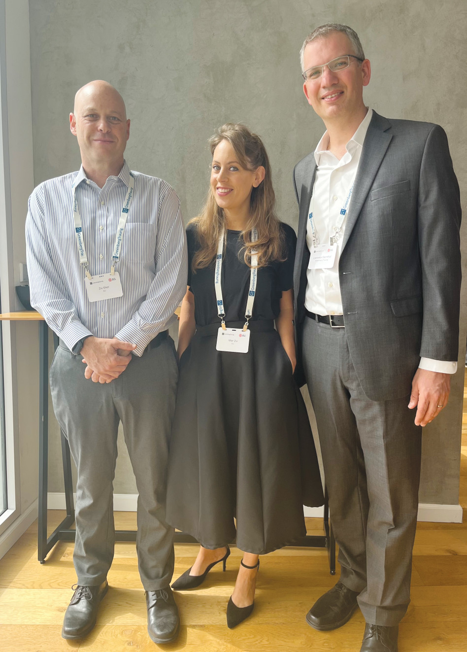 לורנס שטרנטל, מור זיו, זיו שור (צילום: מימי שטראהל-בן סימון)