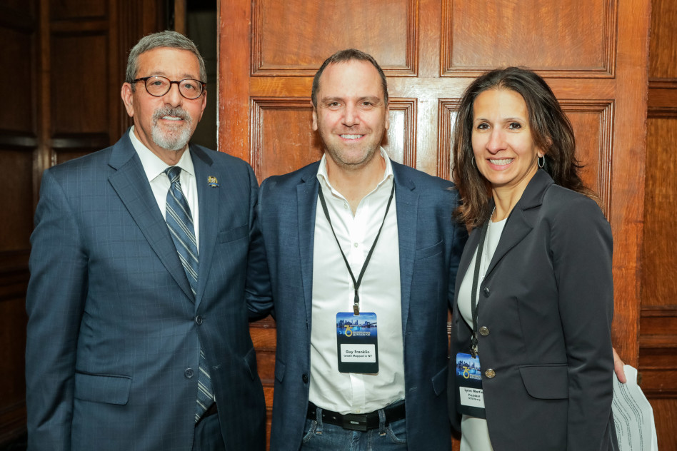 גיא פרנקלין, לין מרטין, מארק ס. לוינסון (צילום: אוהד קב,מארק ישראל סלם)