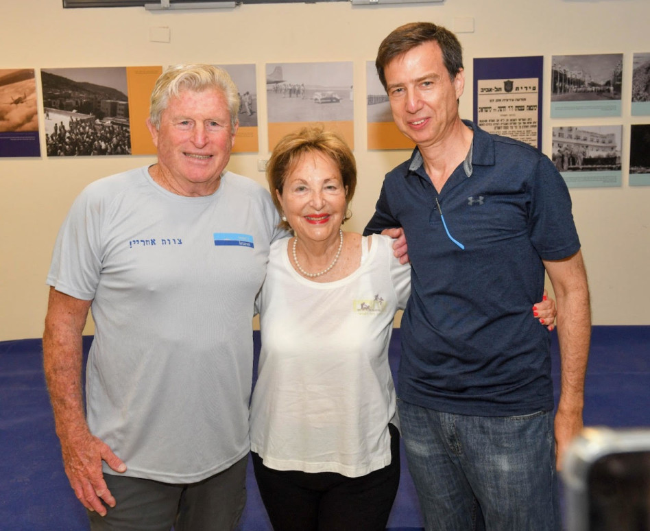 חנן פרידמן, רעיה שטראוס ויורם (יה-יה) יאיר (צילום: כפיר סיון)