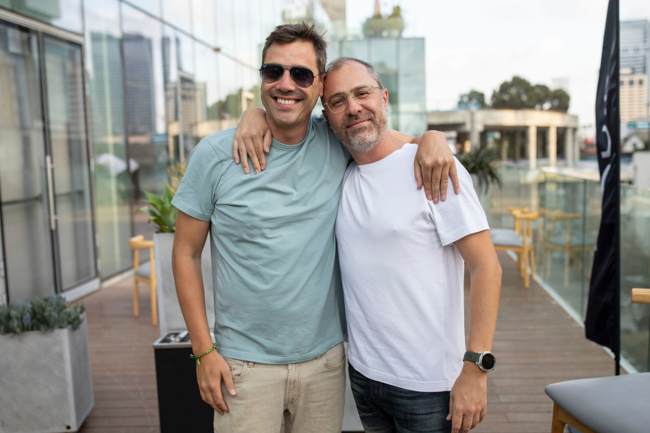 יוני אסיא ורונן אסיא (צילום: נוי עינב)