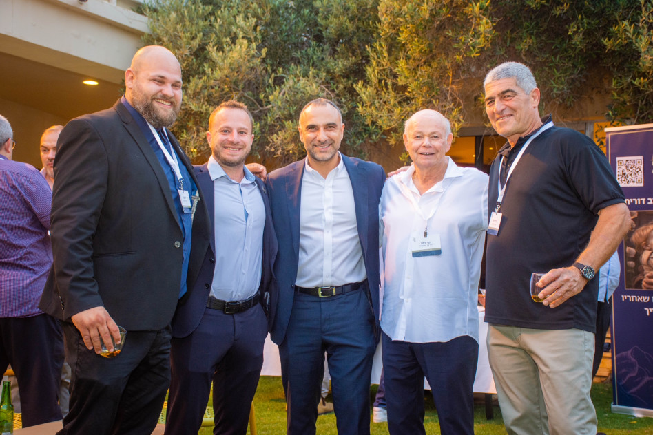  טל רוסו, גבי לסט, יוסי אבו, פטר גיזונטרמן ואליאור דור (צילום: אופיר לביא)
