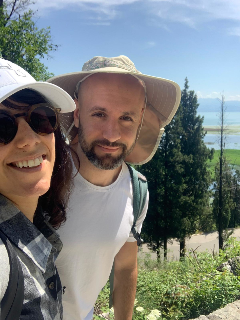 מאי שכטר, משה יחזקאל (צילום: פרטי)