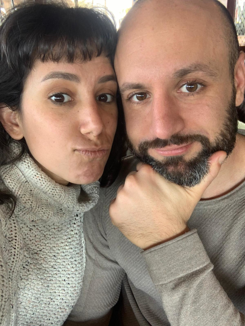 מאי שכטר, משה יחזקאל (צילום: פרטי)