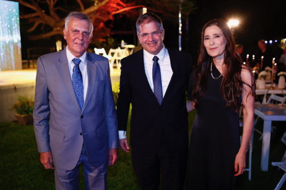 טלי ויואב קיש ודן שכטמן (צילום: באדיבות קרן וולף)