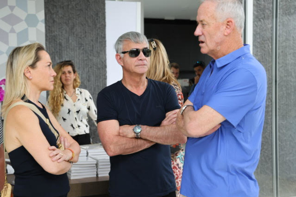 בני גנץ, ישי דוידי ולילך אשר טופילסקי (צילום: יובל פלג)