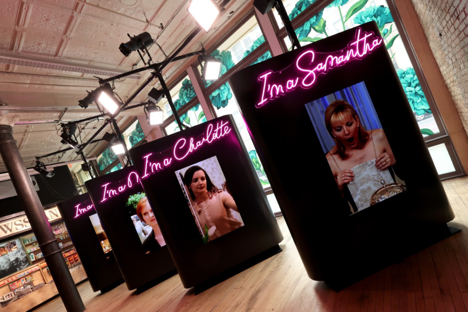 תערוכת ''סקס והעיר הגדולה'' בניו יורק (צילום: באדיבות HBO ו HOT)