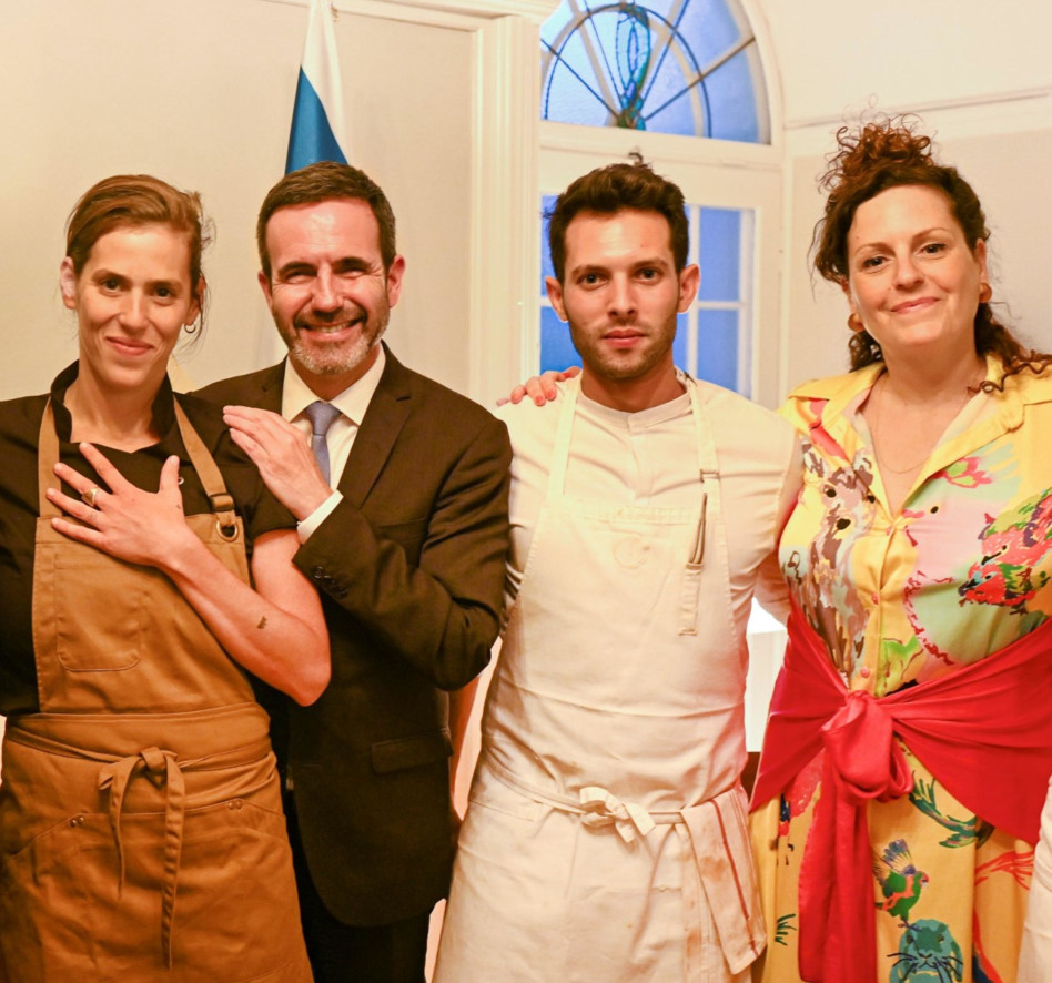 מיכל לויט, רז רהב, זיו נבו-קולמן ושיראל ברגר (צילום: יאן טורבירנסון)