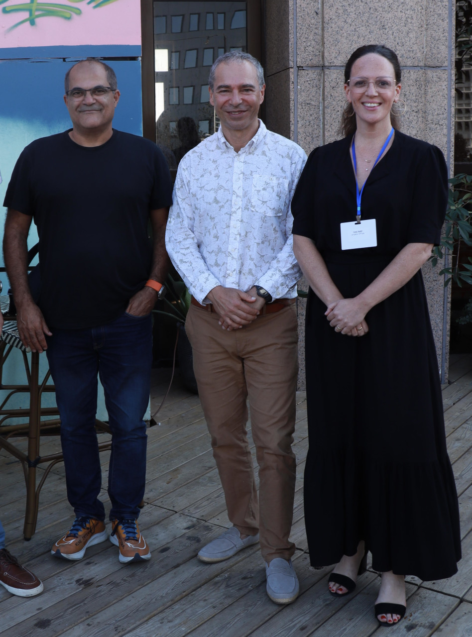 יפעת בכור, פרד קופמן ורוני צארום   (צילום: דור יעקב)