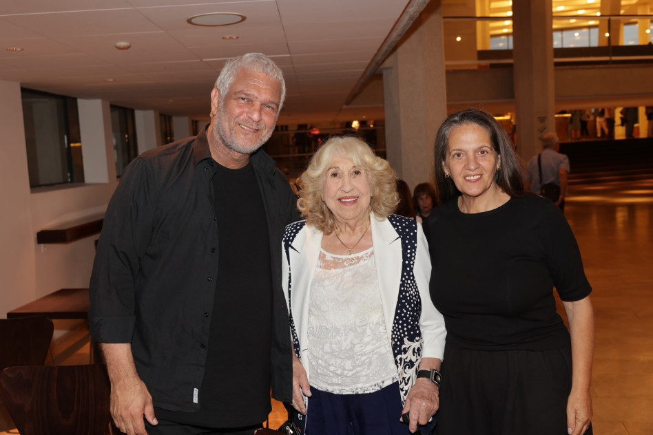 פנינה צדקה, שלי חושן וגדי צדקה (צילום: רפי דלויה)