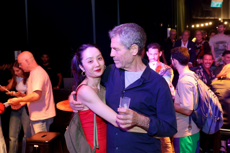 ארי נקמורה ואוהד נהרין (צילום: איציק בירן)