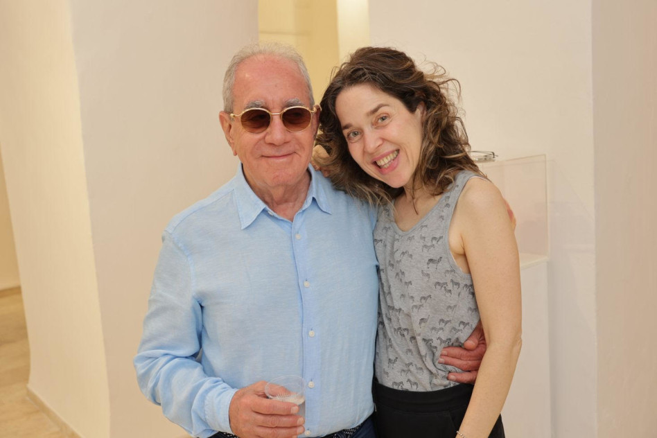שרון אקירוב ואלפרד אקירוב (צילום: רפי דלויה)