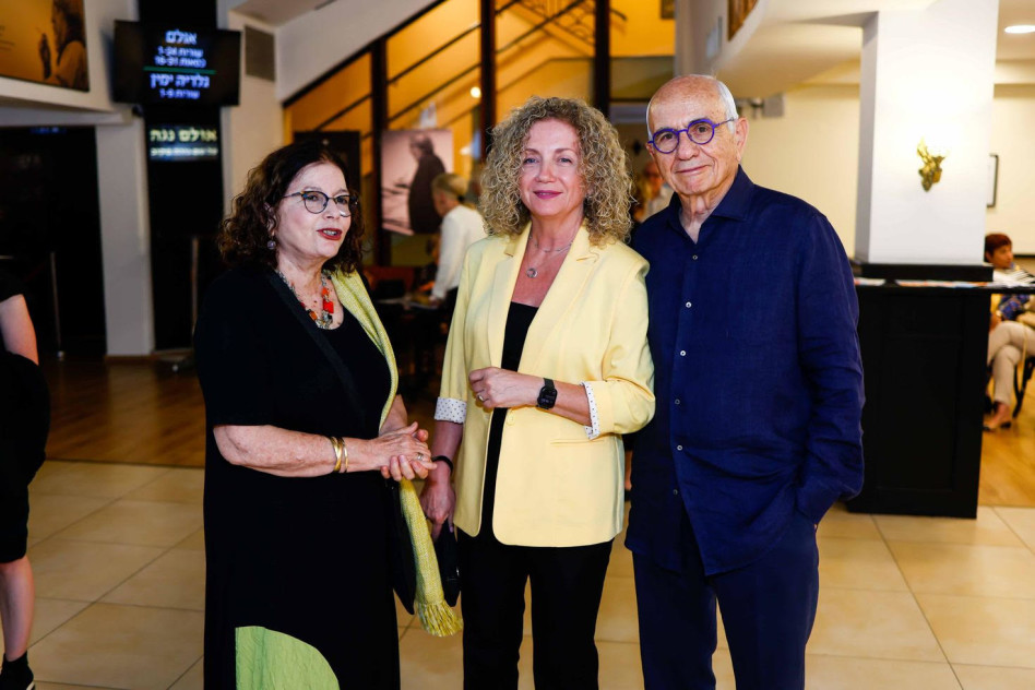 ישראל מקוב, לנה קריינדלין ורינה שלו (צילום: דרור סיתהכל)