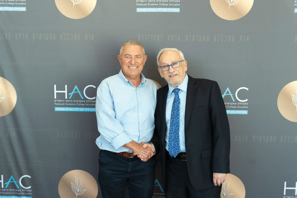 פרו ברטולד פרידלנדר עם דורון אלמוג (צילום: שחר רגב)