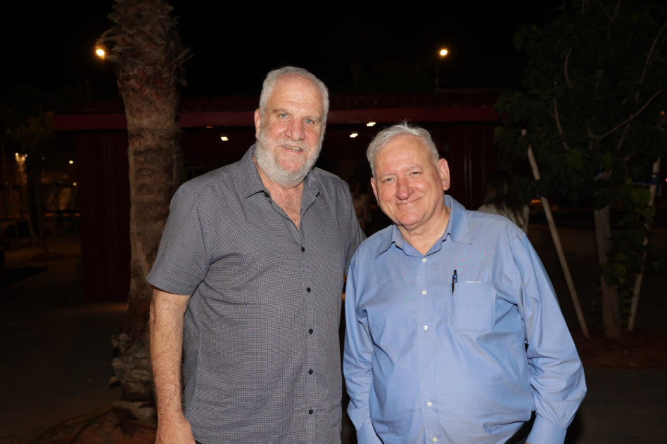 יאיר סרוסי ושיזף רפאלי (צילום: רפי דלויה)