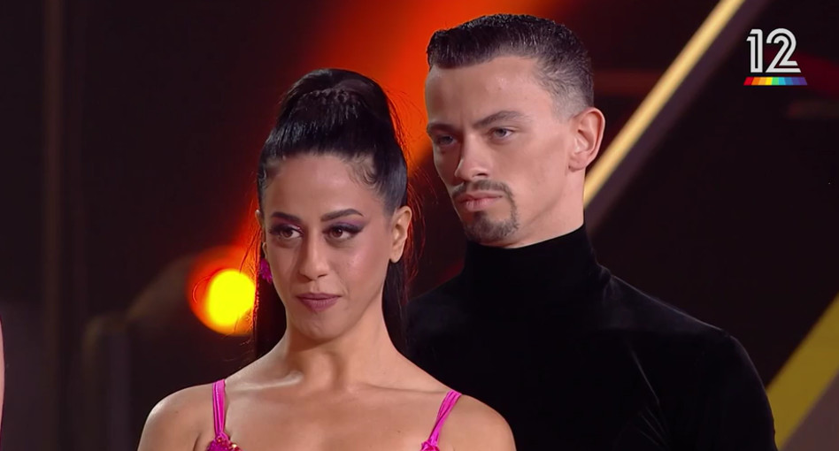 רוקדים עם כוכבים, עדי חבשוש וארטיום ליאסקובסקי (צילום: צילום מסך קשת 12)