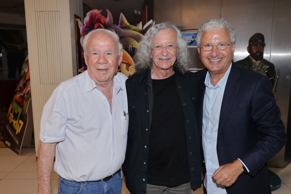 משה אדרי, גיורא עיני ויוסי דהן (צילום: רפי דלויה)