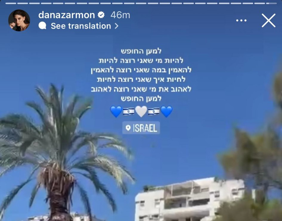 דנה זרמון נגד ביטול חוק עילת הסבירות (צילום: צילום מסך אינסטגרם)
